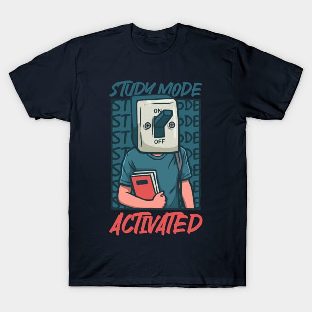 Study Mode: Activated T-Shirt by RCM Graphix